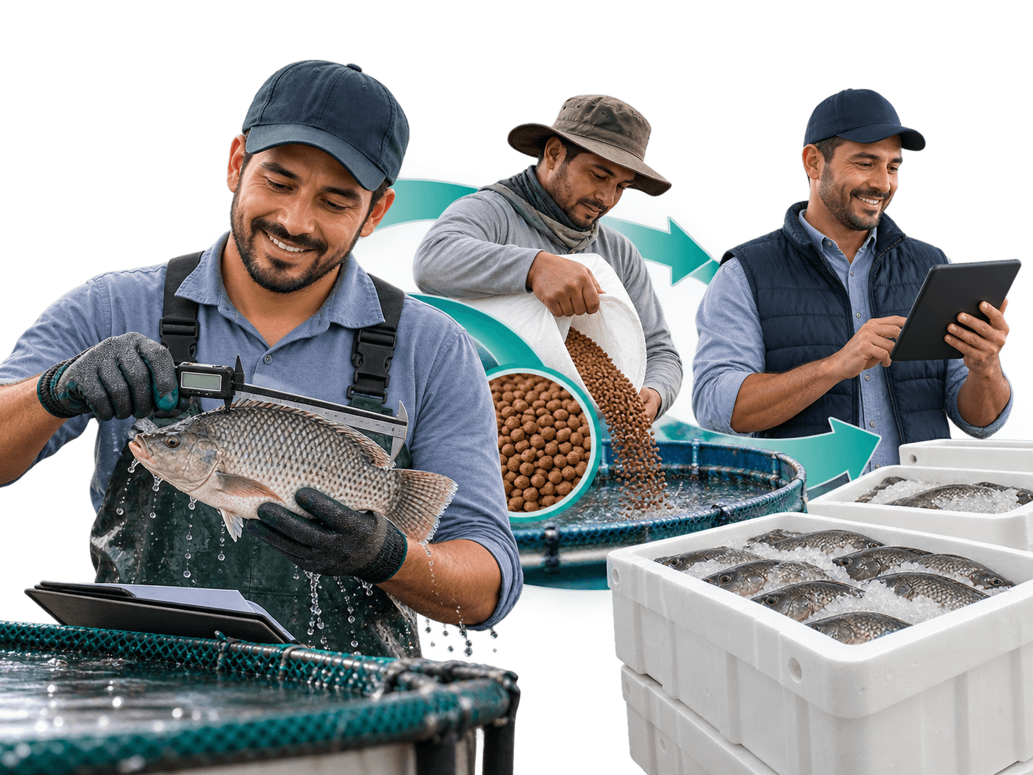 Operação e manejo técnico na piscicultura